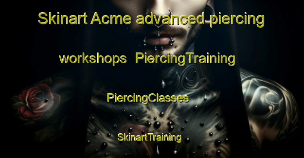 Skinart Acme advanced piercing workshops | PiercingTraining | PiercingClasses | SkinartTraining-South Africa