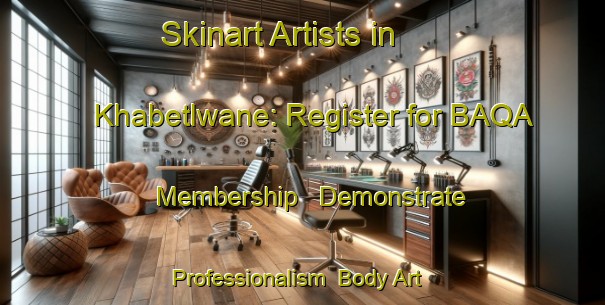 Skinart Artists in Khabetlwane: Register for BAQA Membership - Demonstrate Professionalism | Body Art Qualification Authority | BAQA-South Africa