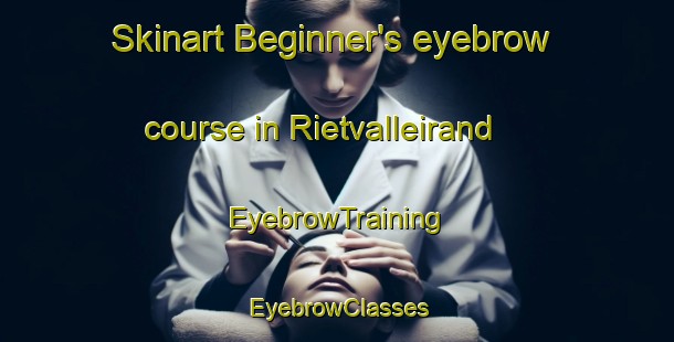 Skinart Beginner's eyebrow course in Rietvalleirand | EyebrowTraining | EyebrowClasses | SkinartTraining-South Africa