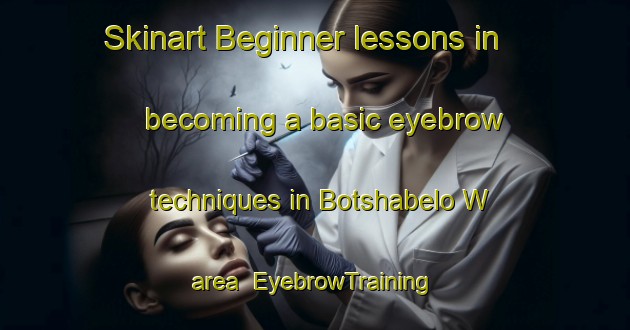Skinart Beginner lessons in becoming a basic eyebrow techniques in Botshabelo W area | EyebrowTraining | EyebrowClasses | SkinartTraining-South Africa