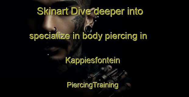 Skinart Dive deeper into specialize in body piercing in Kappiesfontein | #PiercingTraining #PiercingClasses #SkinartTraining-South Africa