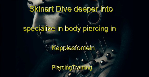 Skinart Dive deeper into specialize in body piercing in Kappiesfontein | PiercingTraining | PiercingClasses | SkinartTraining-South Africa