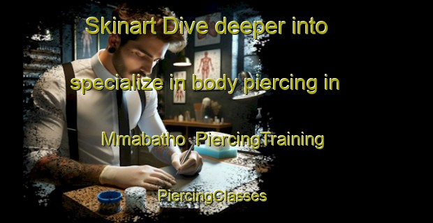 Skinart Dive deeper into specialize in body piercing in Mmabatho | PiercingTraining | PiercingClasses | SkinartTraining-South Africa