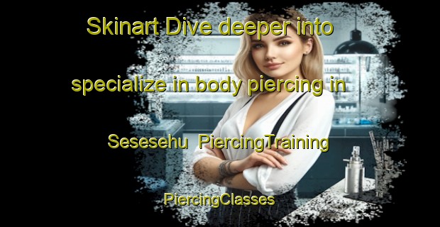 Skinart Dive deeper into specialize in body piercing in Sesesehu | #PiercingTraining #PiercingClasses #SkinartTraining-South Africa