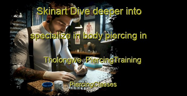 Skinart Dive deeper into specialize in body piercing in Tholongwe | #PiercingTraining #PiercingClasses #SkinartTraining-South Africa