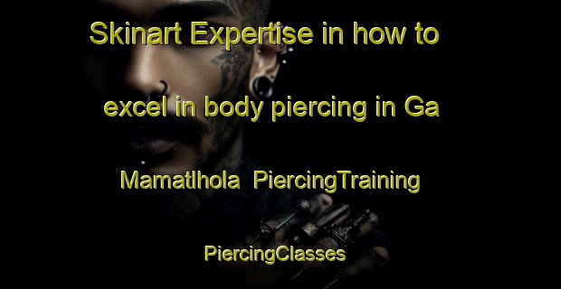 Skinart Expertise in how to excel in body piercing in Ga Mamatlhola | PiercingTraining | PiercingClasses | SkinartTraining-South Africa