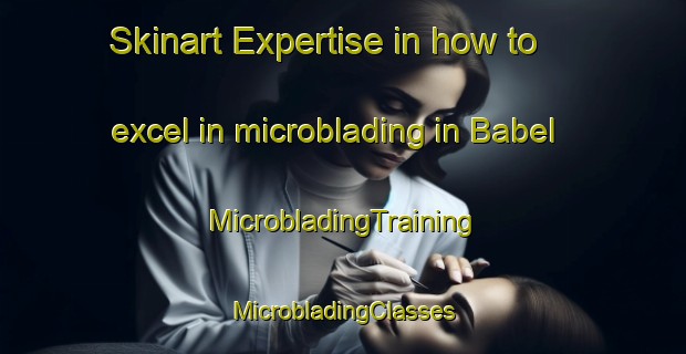 Skinart Expertise in how to excel in microblading in Babel | #MicrobladingTraining #MicrobladingClasses #SkinartTraining-South Africa