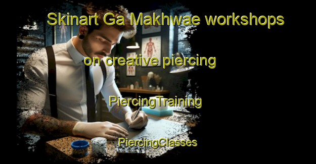 Skinart Ga Makhwae workshops on creative piercing | #PiercingTraining #PiercingClasses #SkinartTraining-South Africa