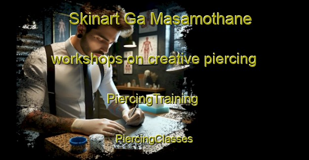 Skinart Ga Masamothane workshops on creative piercing | #PiercingTraining #PiercingClasses #SkinartTraining-South Africa