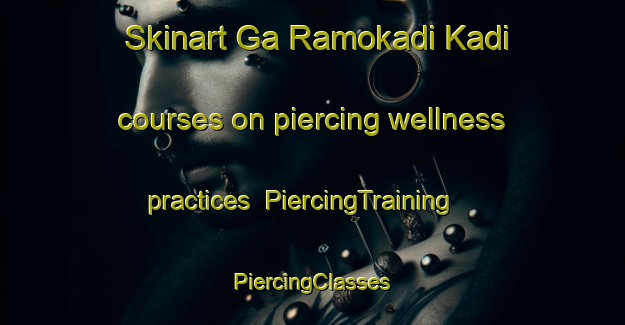 Skinart Ga Ramokadi Kadi courses on piercing wellness practices | #PiercingTraining #PiercingClasses #SkinartTraining-South Africa