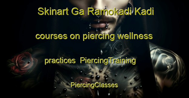 Skinart Ga Ramokadi Kadi courses on piercing wellness practices | #PiercingTraining #PiercingClasses #SkinartTraining-South Africa