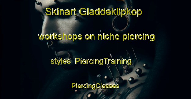 Skinart Gladdeklipkop workshops on niche piercing styles | #PiercingTraining #PiercingClasses #SkinartTraining-South Africa