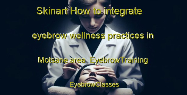 Skinart How to integrate eyebrow wellness practices in Motsane area | EyebrowTraining | EyebrowClasses | SkinartTraining-South Africa