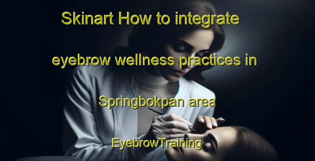 Skinart How to integrate eyebrow wellness practices in Springbokpan area | EyebrowTraining | EyebrowClasses | SkinartTraining-South Africa