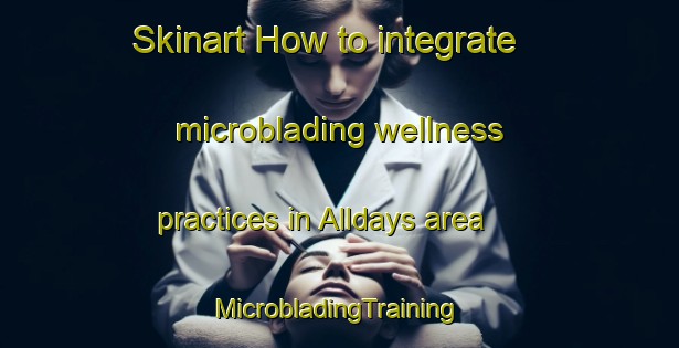 Skinart How to integrate microblading wellness practices in Alldays area | #MicrobladingTraining #MicrobladingClasses #SkinartTraining-South Africa