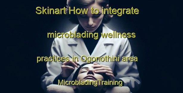 Skinart How to integrate microblading wellness practices in Ogonothini area | #MicrobladingTraining #MicrobladingClasses #SkinartTraining-South Africa