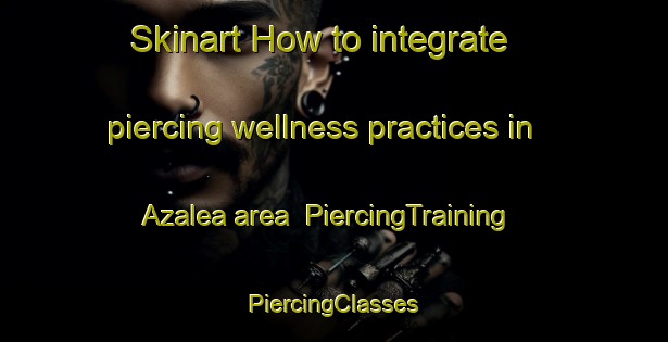 Skinart How to integrate piercing wellness practices in Azalea area | #PiercingTraining #PiercingClasses #SkinartTraining-South Africa