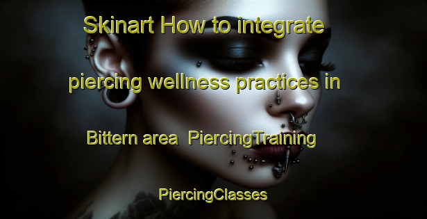 Skinart How to integrate piercing wellness practices in Bittern area | #PiercingTraining #PiercingClasses #SkinartTraining-South Africa