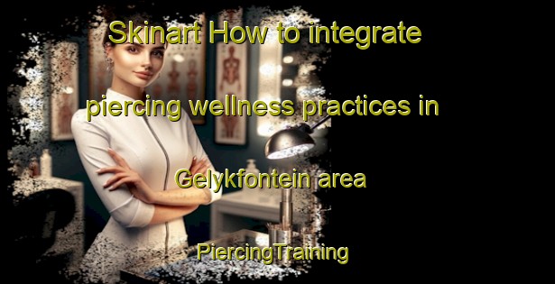 Skinart How to integrate piercing wellness practices in Gelykfontein area | #PiercingTraining #PiercingClasses #SkinartTraining-South Africa