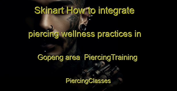 Skinart How to integrate piercing wellness practices in Gopeng area | #PiercingTraining #PiercingClasses #SkinartTraining-South Africa