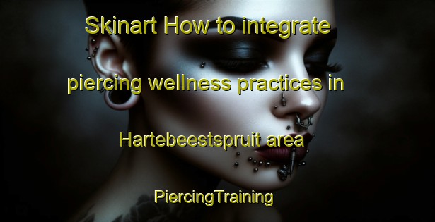 Skinart How to integrate piercing wellness practices in Hartebeestspruit area | #PiercingTraining #PiercingClasses #SkinartTraining-South Africa