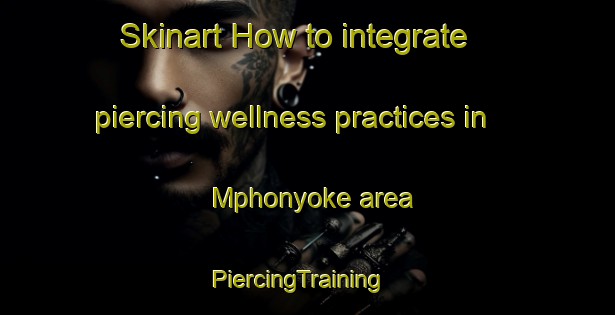 Skinart How to integrate piercing wellness practices in Mphonyoke area | PiercingTraining | PiercingClasses | SkinartTraining-South Africa