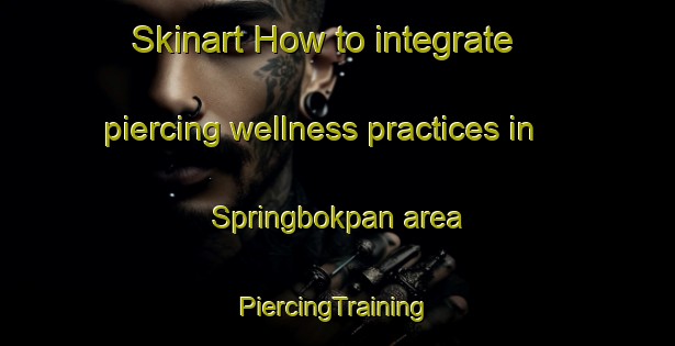 Skinart How to integrate piercing wellness practices in Springbokpan area | #PiercingTraining #PiercingClasses #SkinartTraining-South Africa