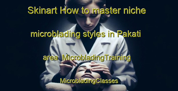 Skinart How to master niche microblading styles in Pakati area | #MicrobladingTraining #MicrobladingClasses #SkinartTraining-South Africa