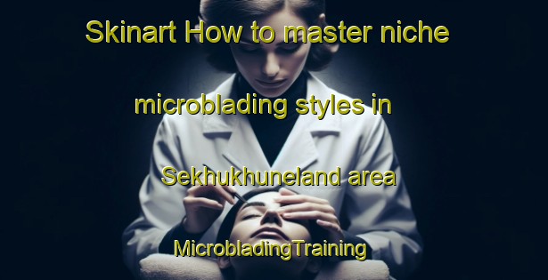 Skinart How to master niche microblading styles in Sekhukhuneland area | #MicrobladingTraining #MicrobladingClasses #SkinartTraining-South Africa