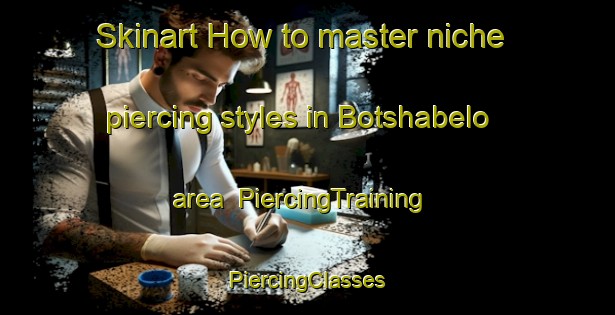 Skinart How to master niche piercing styles in Botshabelo area | #PiercingTraining #PiercingClasses #SkinartTraining-South Africa