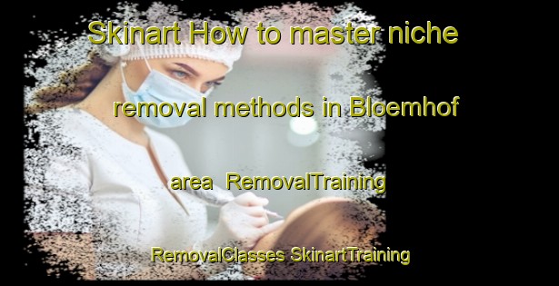 Skinart How to master niche removal methods in Bloemhof area | #RemovalTraining #RemovalClasses #SkinartTraining-South Africa