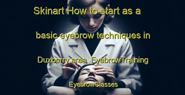 Skinart How to start as a basic eyebrow techniques in Duxberry area | EyebrowTraining | EyebrowClasses | SkinartTraining-South Africa