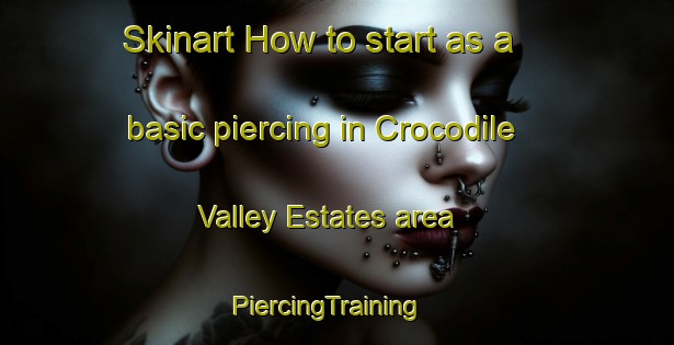 Skinart How to start as a basic piercing in Crocodile Valley Estates area | PiercingTraining | PiercingClasses | SkinartTraining-South Africa