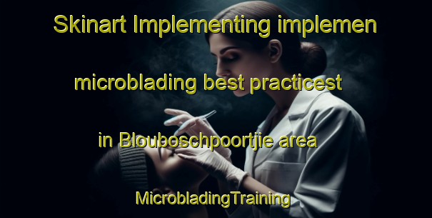 Skinart Implementing implemen microblading best practicest in Blouboschpoortjie area | #MicrobladingTraining #MicrobladingClasses #SkinartTraining-South Africa