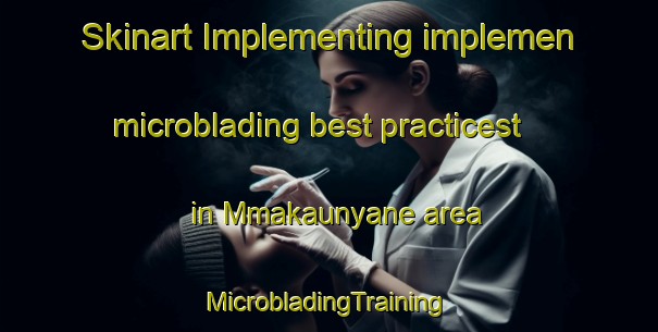 Skinart Implementing implemen microblading best practicest in Mmakaunyane area | #MicrobladingTraining #MicrobladingClasses #SkinartTraining-South Africa