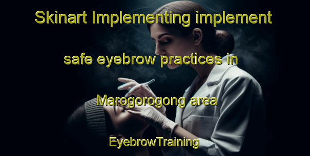 Skinart Implementing implement safe eyebrow practices in Marogorogong area | EyebrowTraining | EyebrowClasses | SkinartTraining-South Africa