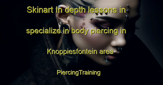 Skinart In-depth lessons in specialize in body piercing in Knoppiesfontein area | PiercingTraining | PiercingClasses | SkinartTraining-South Africa