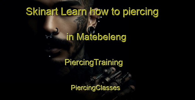 Skinart Learn how to piercing in Matebeleng | PiercingTraining | PiercingClasses | SkinartTraining-South Africa