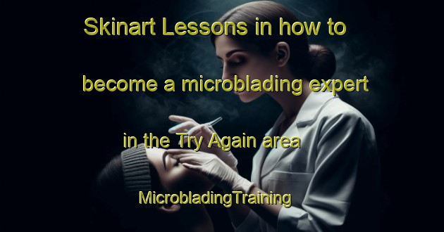 Skinart Lessons in how to become a microblading expert in the Try Again area | MicrobladingTraining | MicrobladingClasses | SkinartTraining-South Africa