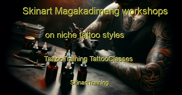 Skinart Magakadimeng workshops on niche tattoo styles | #TattooTraining #TattooClasses #SkinartTraining-South Africa