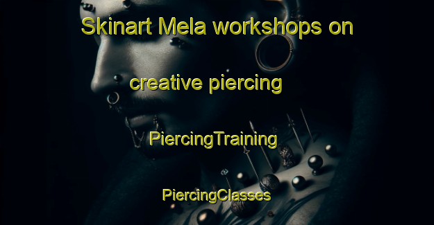 Skinart Mela workshops on creative piercing | #PiercingTraining #PiercingClasses #SkinartTraining-South Africa