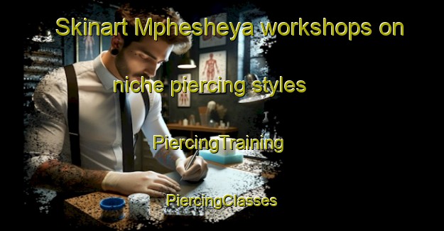 Skinart Mphesheya workshops on niche piercing styles | #PiercingTraining #PiercingClasses #SkinartTraining-South Africa