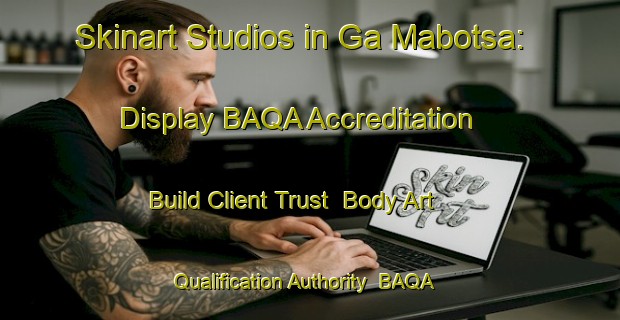 Skinart Studios in Ga Mabotsa: Display BAQA Accreditation - Build Client Trust | Body Art Qualification Authority | BAQA-South Africa
