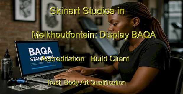 Skinart Studios in Melkhoutfontein: Display BAQA Accreditation - Build Client Trust | Body Art Qualification Authority | BAQA-South Africa